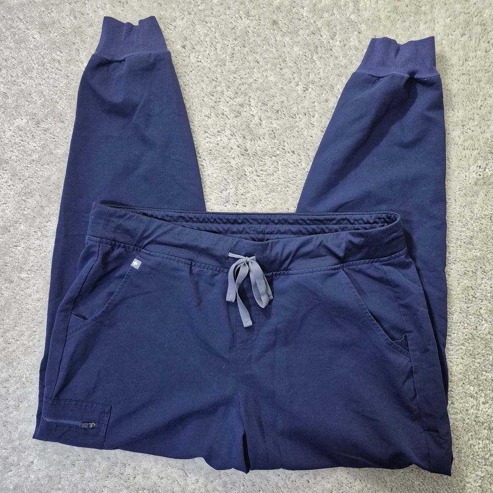 FIGS Zamora High Rise Jogger Scrub Womens XLT Blue Technical Performance Comfort